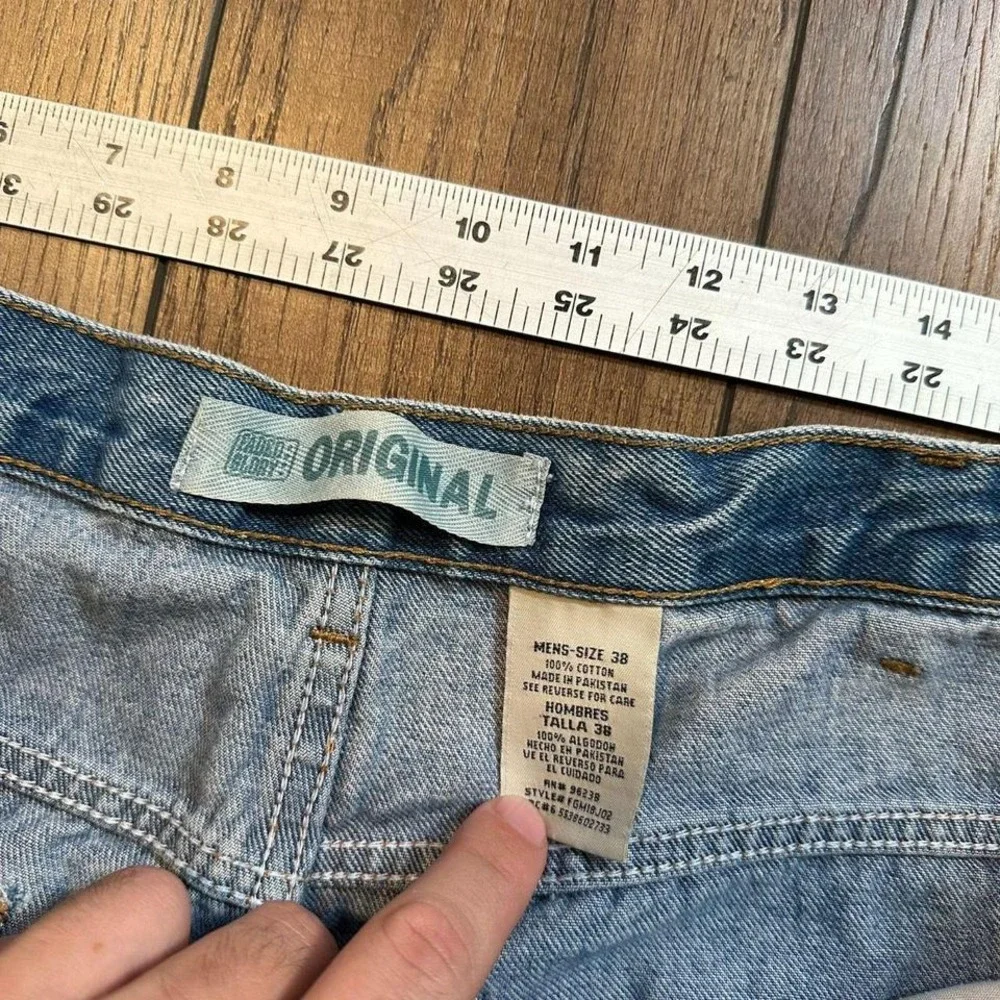 Vintage Baggy‎ Jean Shorts Jorts Men's size 38 Faded Glory